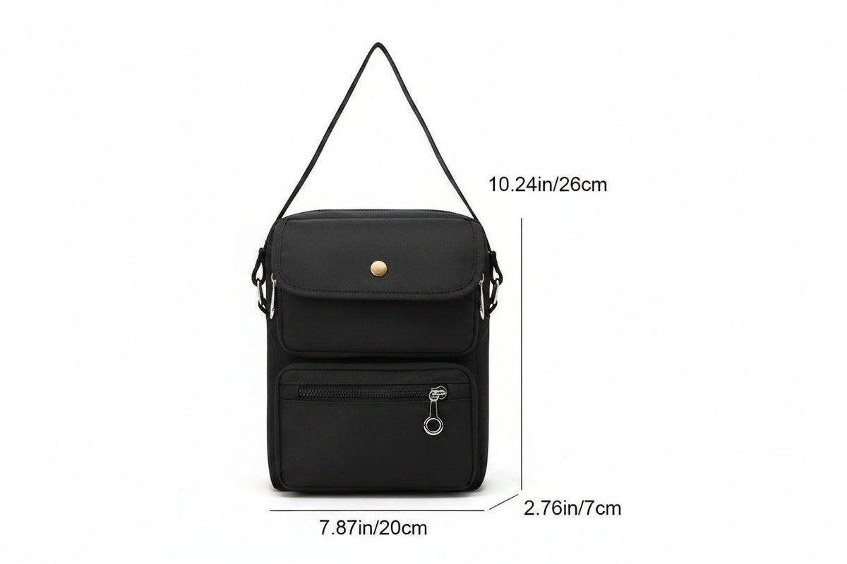 Waterproof Nylon Shoulder Crossbody Bag