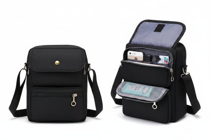 Waterproof Nylon Shoulder Crossbody Bag