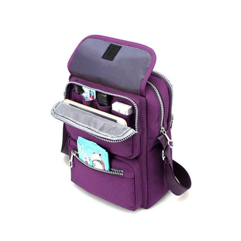 Waterproof Nylon Shoulder Crossbody Bag