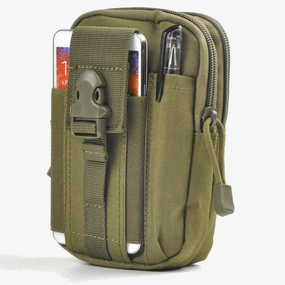 Waterproof Nylon Tactical Waist Pouch with Belt Attachment