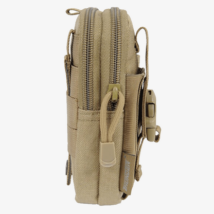 Waterproof Nylon Tactical Waist Pouch with Belt Attachment