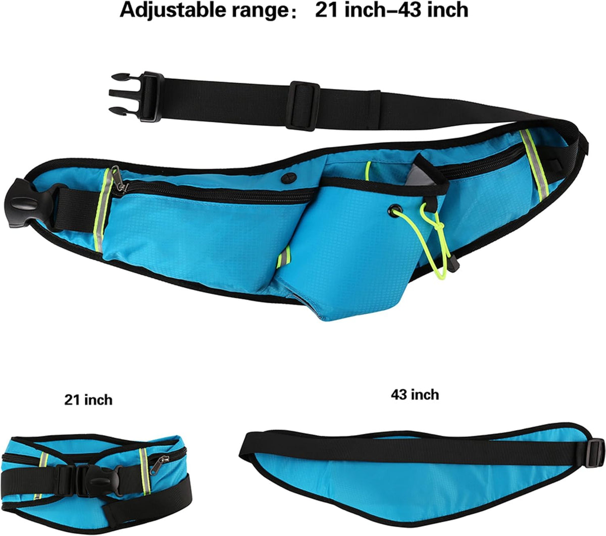 Waterproof Running Belt with Bottle Holder