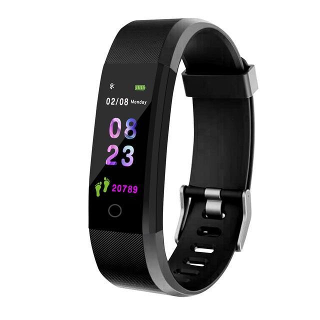 Waterproof Smart Fitness Tracker with Heart Rate Monitor