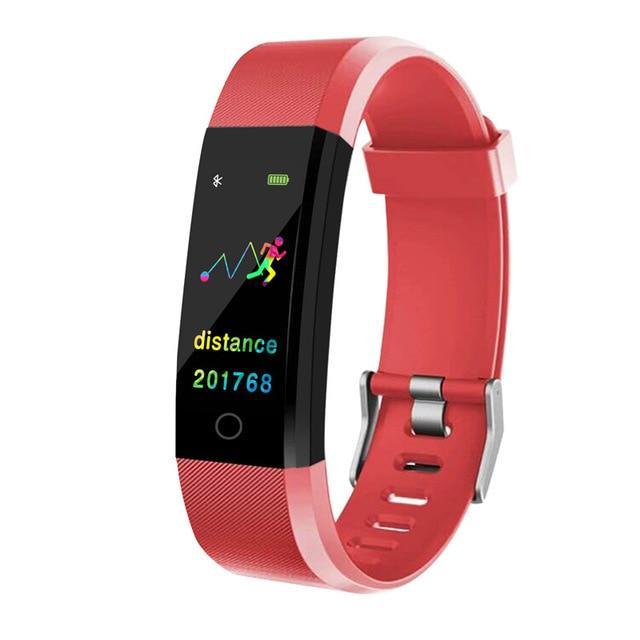 Waterproof Smart Fitness Tracker with Heart Rate Monitor