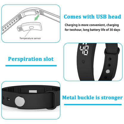 Waterproof Smart Fitness Watch with Vibration Alerts