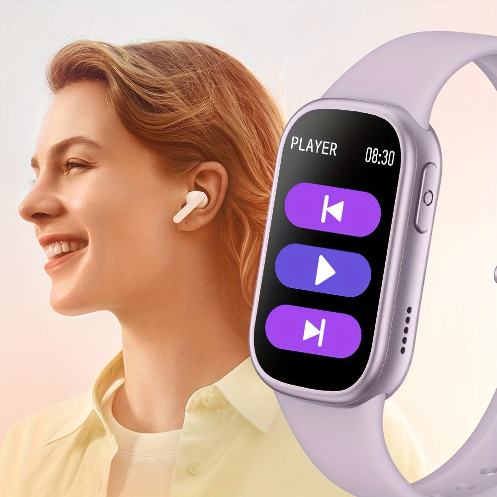 Waterproof Smartwatch Fitness Tracker IP68 Sports Watch Long Battery