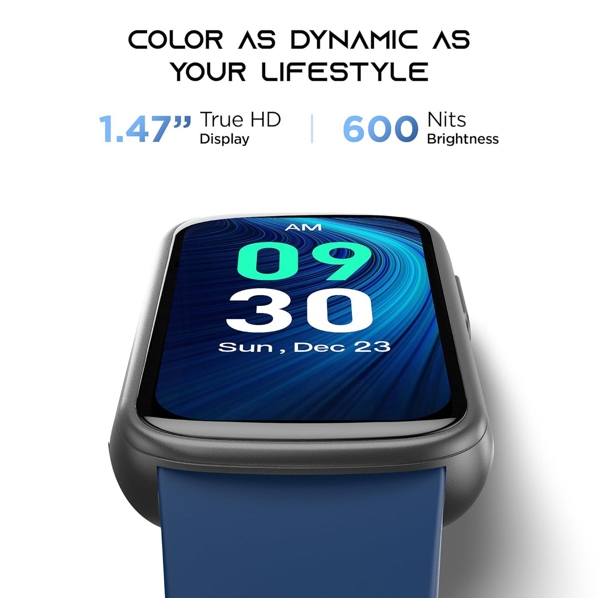 Waterproof Smartwatch Fitness Tracker IP68 Sports Watch Long Battery