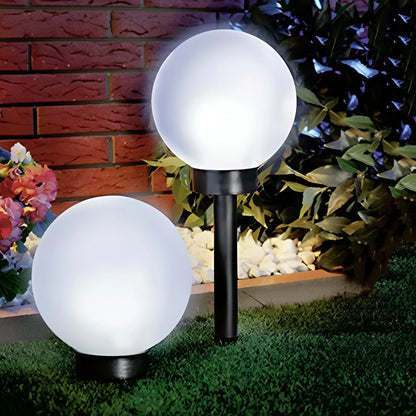Waterproof Solar Globe Pathway Lights Set of 3