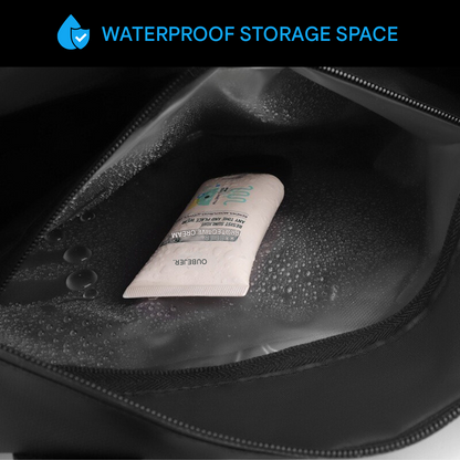 Waterproof Sports Gym Bag with Shoe Compartment and Bottom Pocket