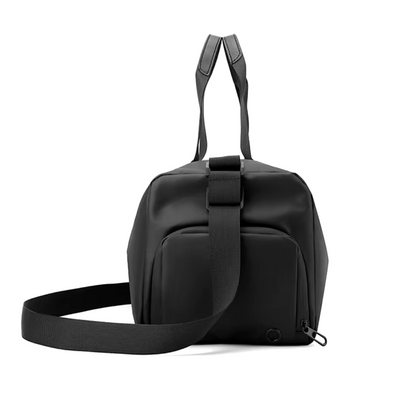 Waterproof Sports Gym Bag with Shoe Compartment and Bottom Pocket