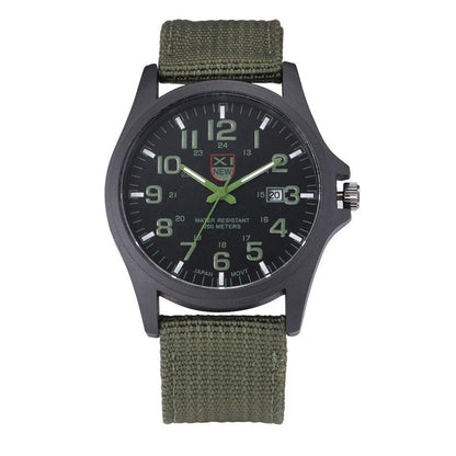 Waterproof Tactical Sports Watch with LED Display and Shock Resistant Design