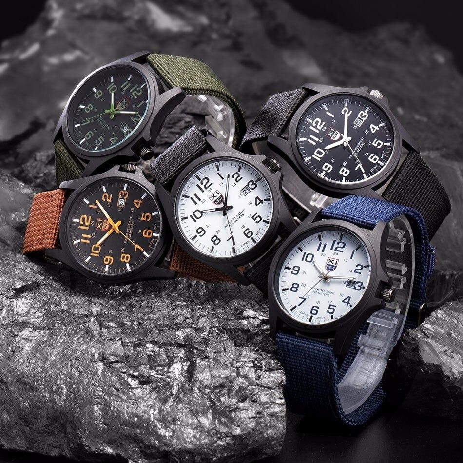 Waterproof Tactical Sports Watch with LED Display and Shock Resistant Design