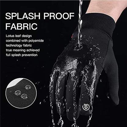 Waterproof Thermal Winter Gloves with Touchscreen Grip