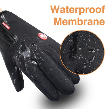 Waterproof Touchscreen Winter Gloves with Fleece Lining