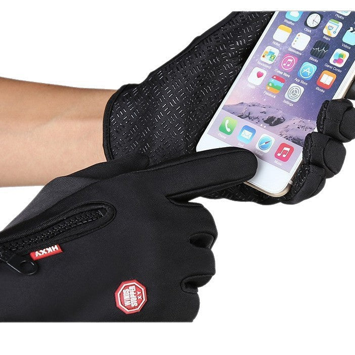 Waterproof Touchscreen Winter Gloves with Fleece Lining
