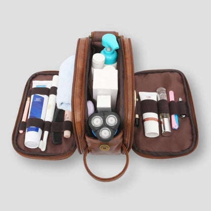 Waterproof Travel Toiletry Organizer with Wet Dry Compartments