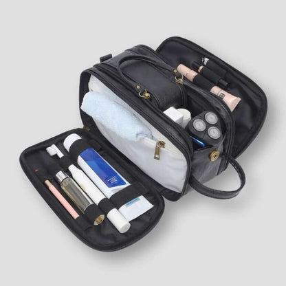 Waterproof Travel Toiletry Organizer with Wet Dry Compartments