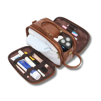 Waterproof Travel Toiletry Organizer with Wet Dry Compartments