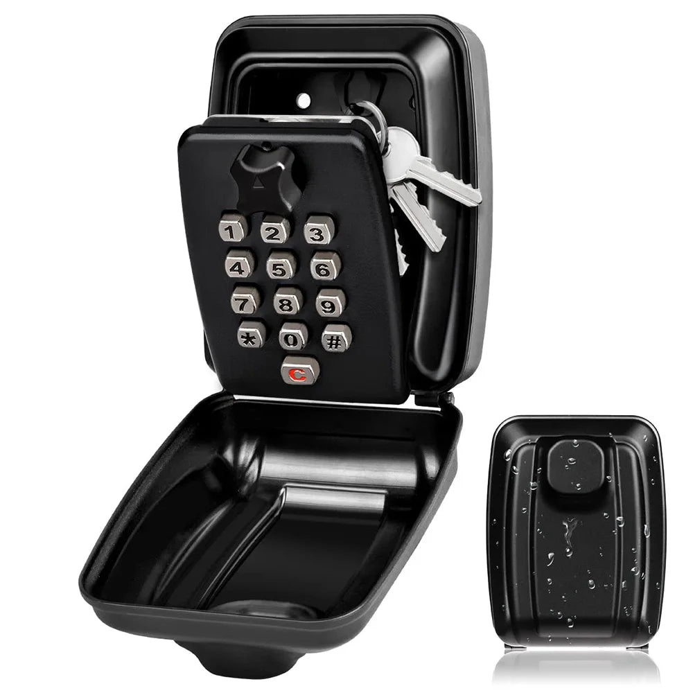 Waterproof Wall Mounted Key Safe Box with Combination Lock
