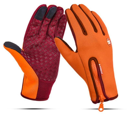 Waterproof Winter Gloves with Touchscreen Fingertips and Anti Slip Grip