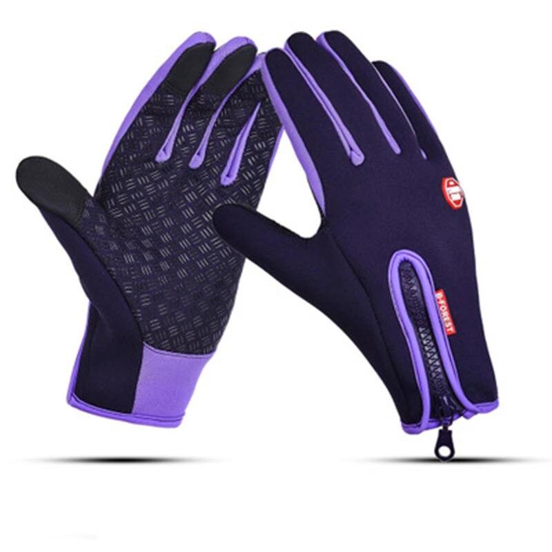 Waterproof Winter Gloves with Touchscreen Fingertips and Anti Slip Grip