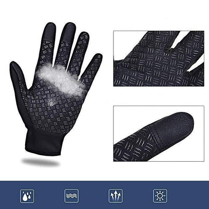 Waterproof Winter Gloves with Touchscreen Fingertips and Anti Slip Grip