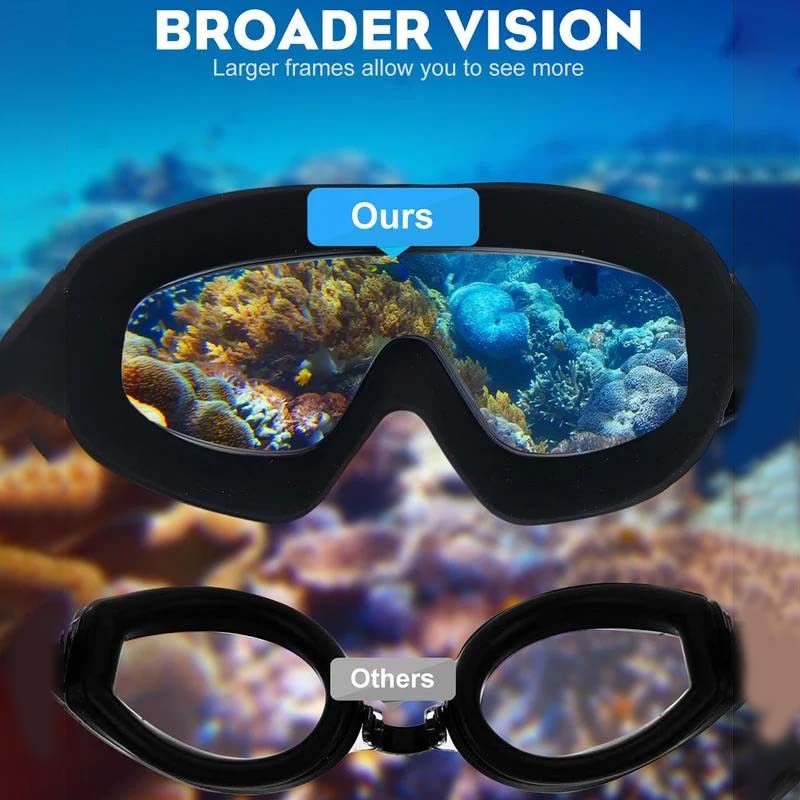 Wide View Anti Fog Swim Goggles