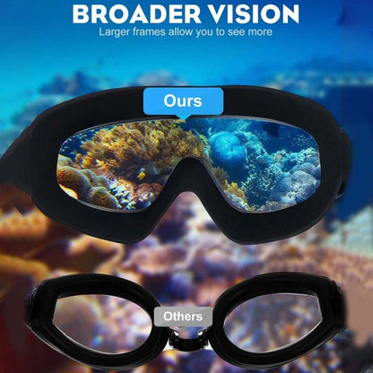 Wide View Anti Fog Swim Goggles