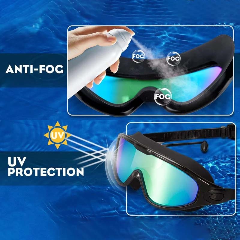 Wide View Anti Fog Swim Goggles