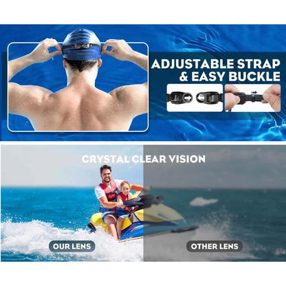 Wide View Anti Fog Swim Goggles