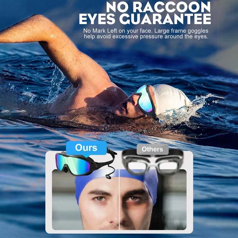 Wide View Anti Fog Swim Goggles
