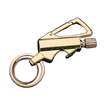 Windproof Refillable Keychain Lighter for Outdoor Everyday Carry