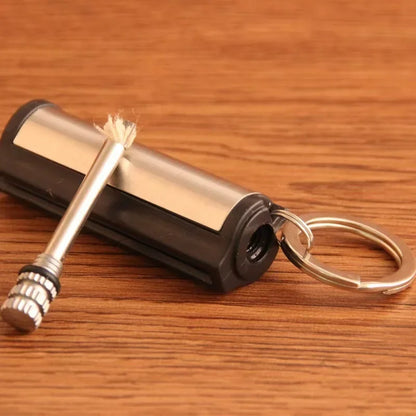 Windproof Refillable Keychain Lighter for Outdoor Everyday Carry