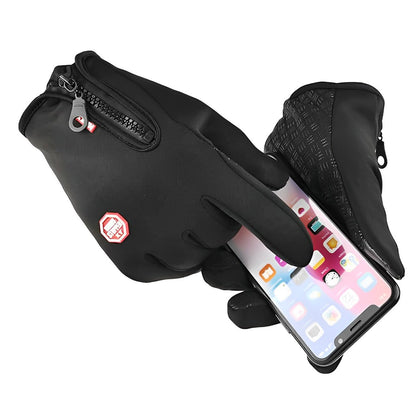 Winter Cycling Gloves Touchscreen Windproof Thermal