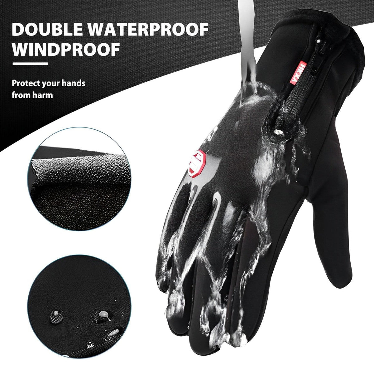 Winter Cycling Gloves Touchscreen Windproof Thermal
