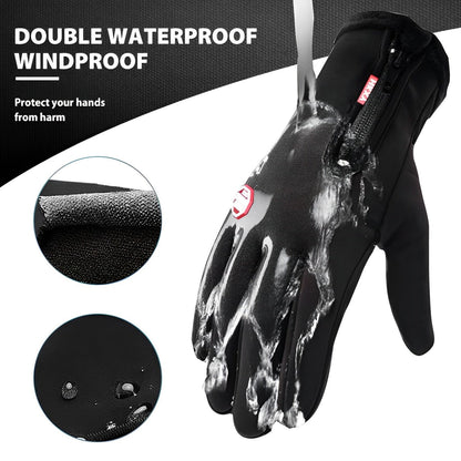 Winter Cycling Gloves Touchscreen Windproof Thermal