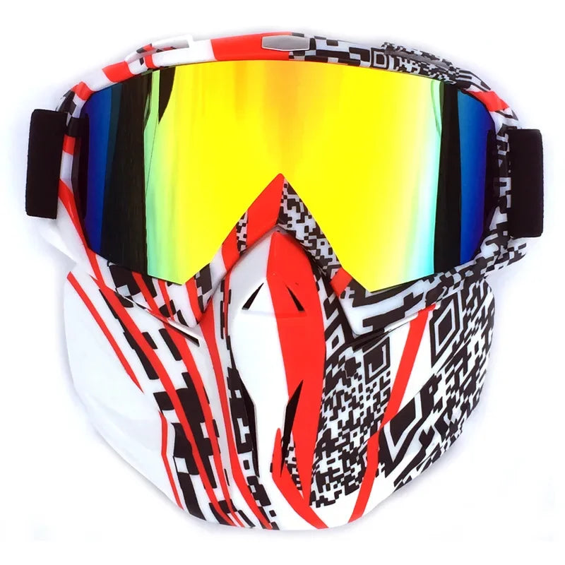 Winter Ski Mask with Anti Fog Protective Goggles