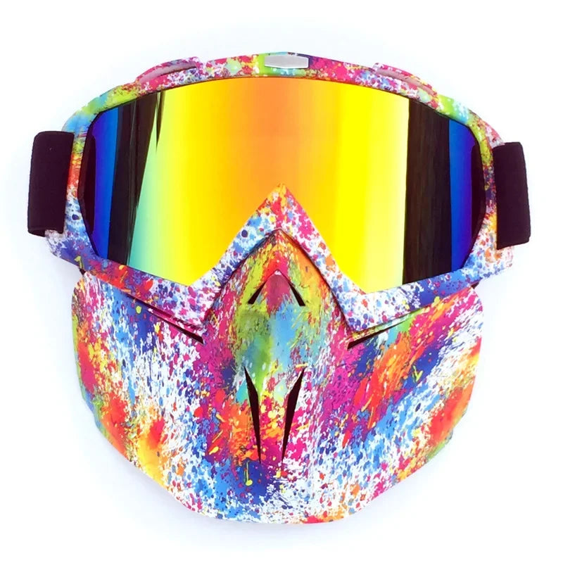 Winter Ski Mask with Anti Fog Protective Goggles