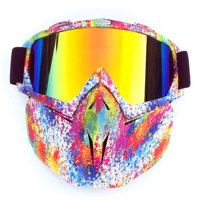 Winter Ski Mask with Anti Fog Protective Goggles