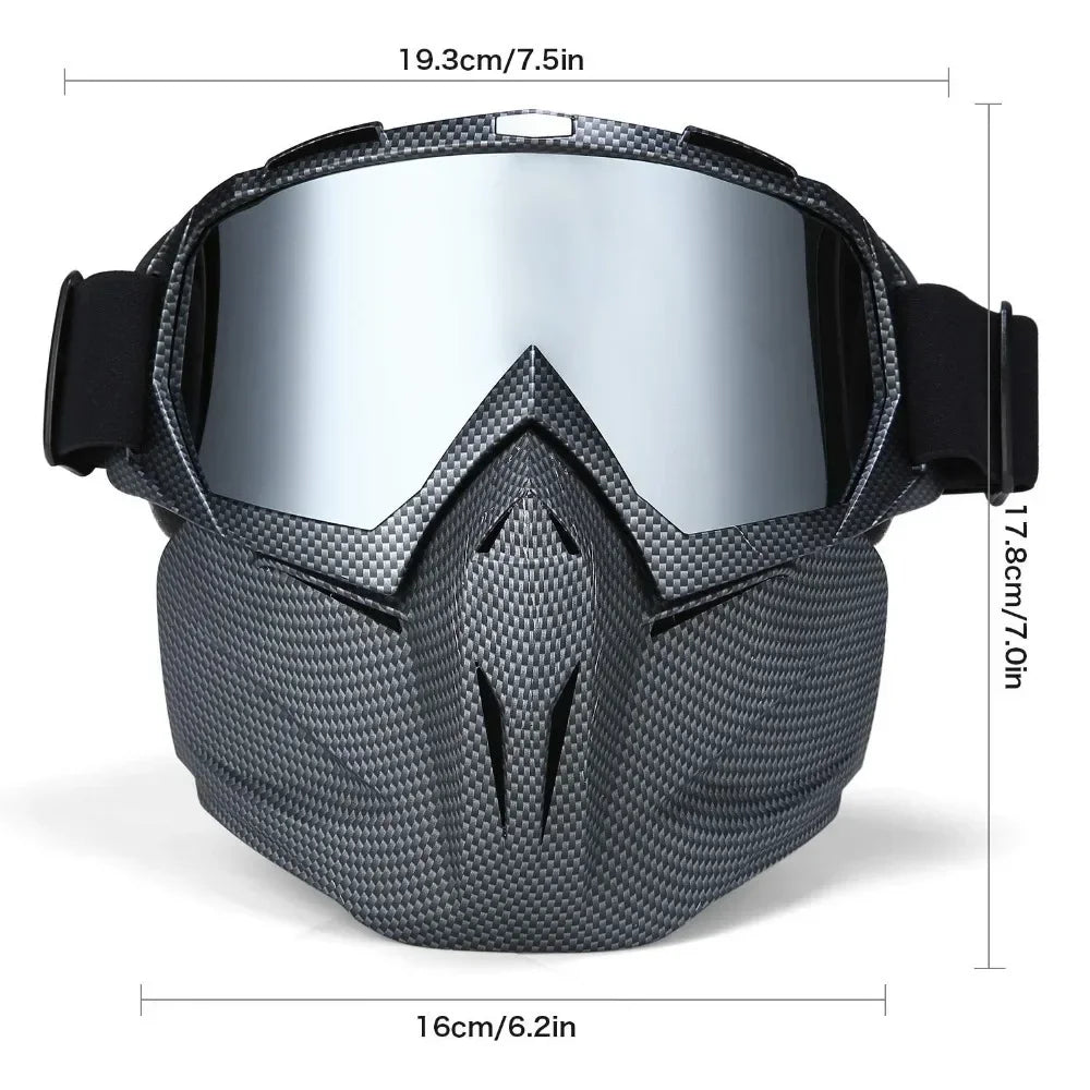 Winter Ski Mask with Anti Fog Protective Goggles