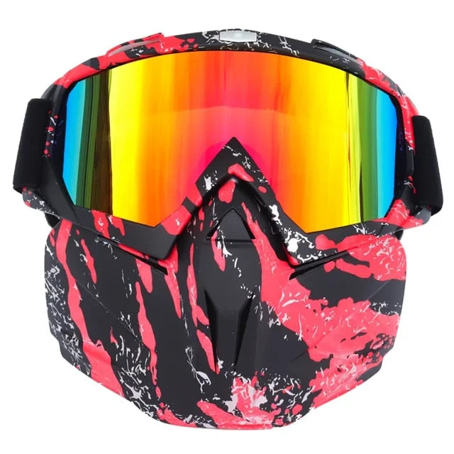 Winter Ski Mask with Anti Fog Protective Goggles