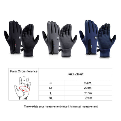 Winter Waterproof Thermal Gloves With Touchscreen Fingers