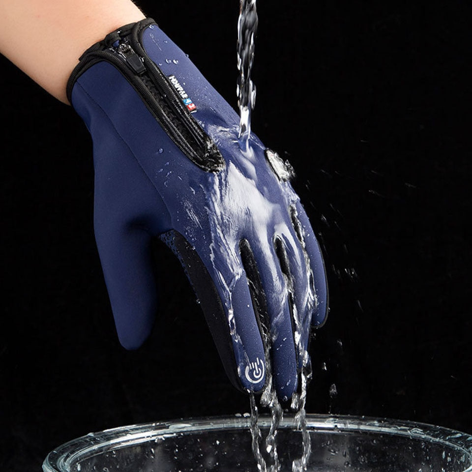 Winter Waterproof Thermal Gloves With Touchscreen Fingers