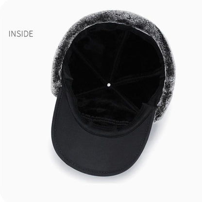 Winter Windproof Hat with Ear Flaps and Face Mask