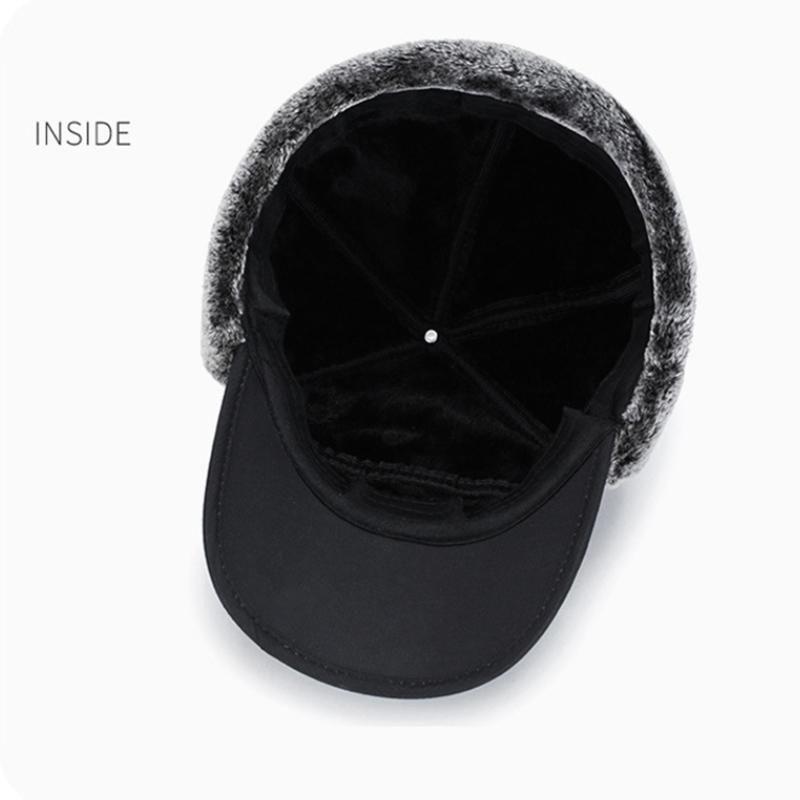 Winter Windproof Trapper Hat with Ear Flaps and Face Cover
