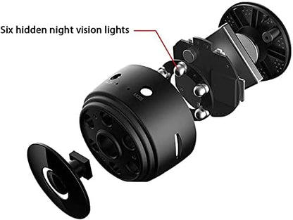 Wireless 1080P Mini Security Camera with Magnetic Mount