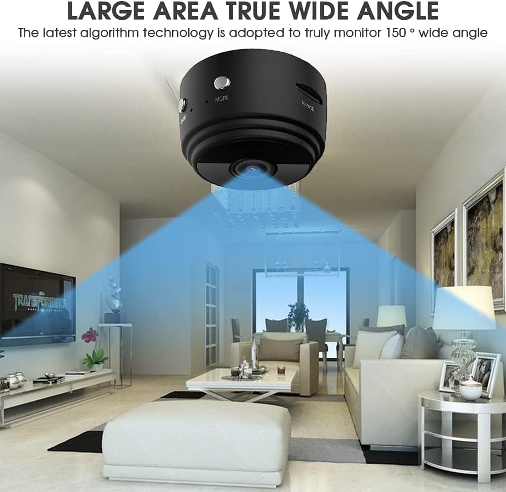 Wireless 1080P Mini Security Camera with Magnetic Mount
