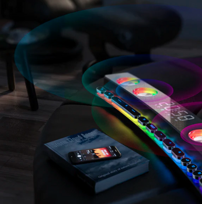 Wireless Bluetooth Gaming Sound Bar Speaker with LED Display