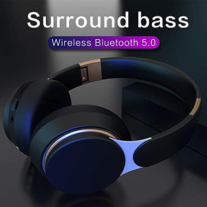 Wireless Bluetooth Over Ear Headphones with Padded Ear Cushions