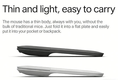 Wireless Bluetooth Silent Ergonomic Mouse with Adjustable DPI